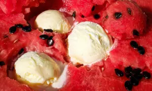 Lody śnieżka prl w arbuza, smak dzieciństwa.