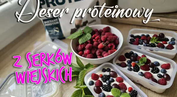 Deser z serka wiejskiego po treningu: Białko, smak, regeneracja!