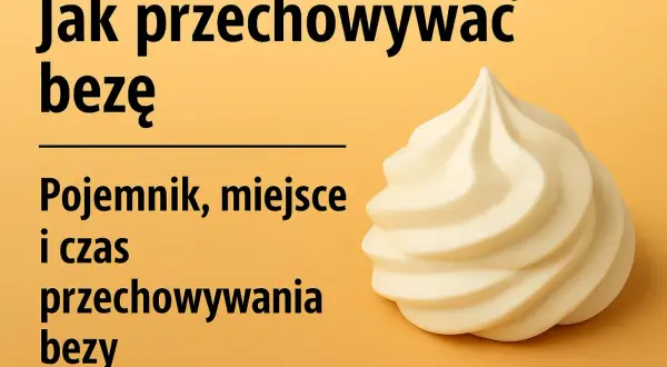 Chrupka beza Pavlova: Jak ją przechowywać, by nie zmiękła?
