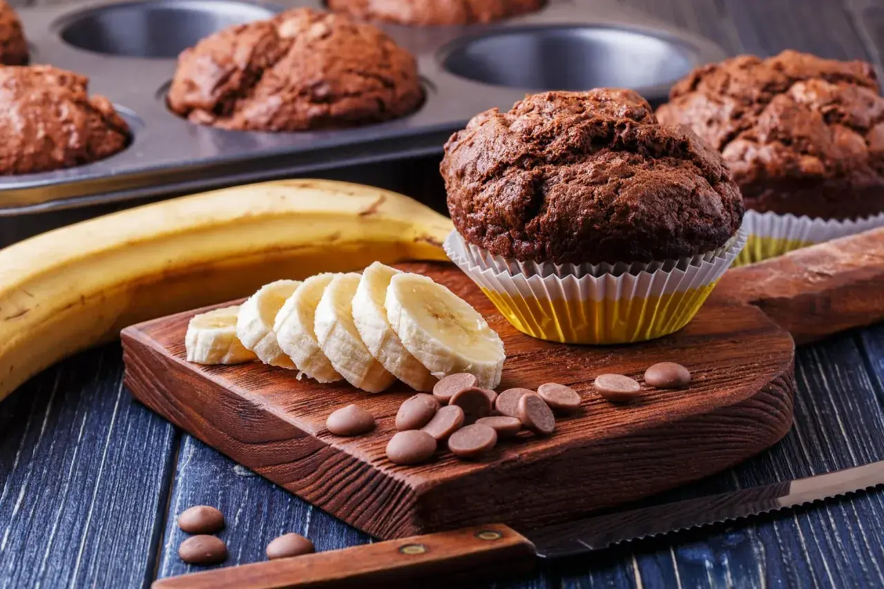 Ciemne banany? Zrób pyszne babeczki zero waste! Mój przepis