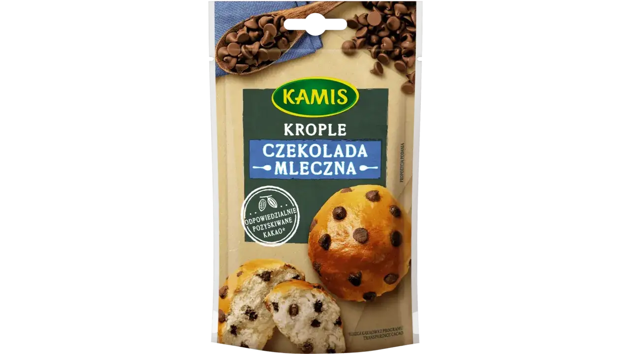 Kropelki czekoladowe termostabilne