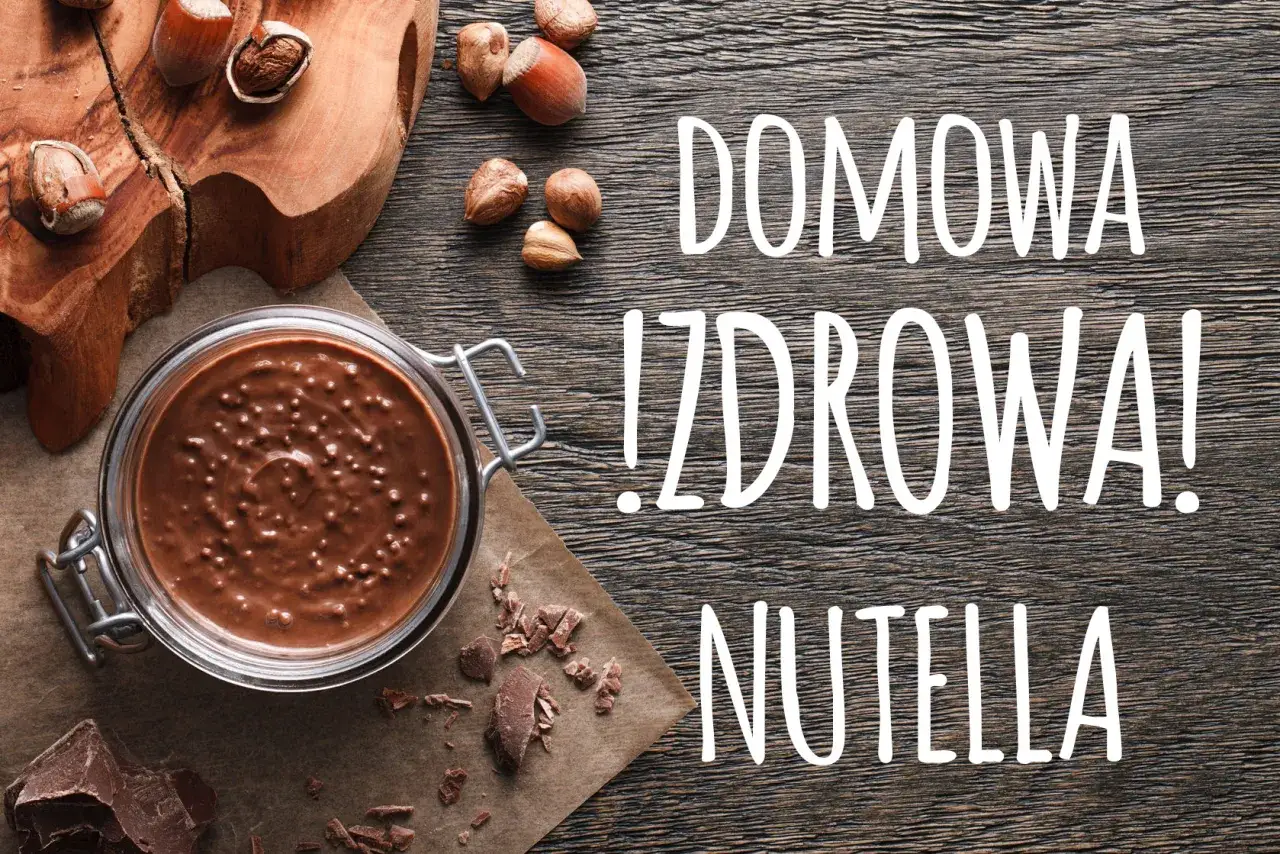 Domowa, zdrowa nutella w słoiku, orzechy laskowe i czekolada. Pokażę Ci, jak zrobić nutellę!