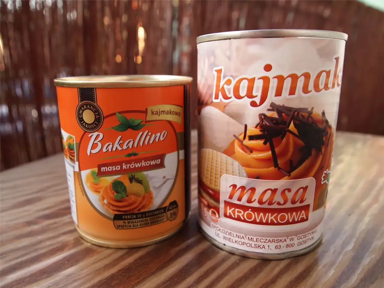 puszka masy kajmakowej
