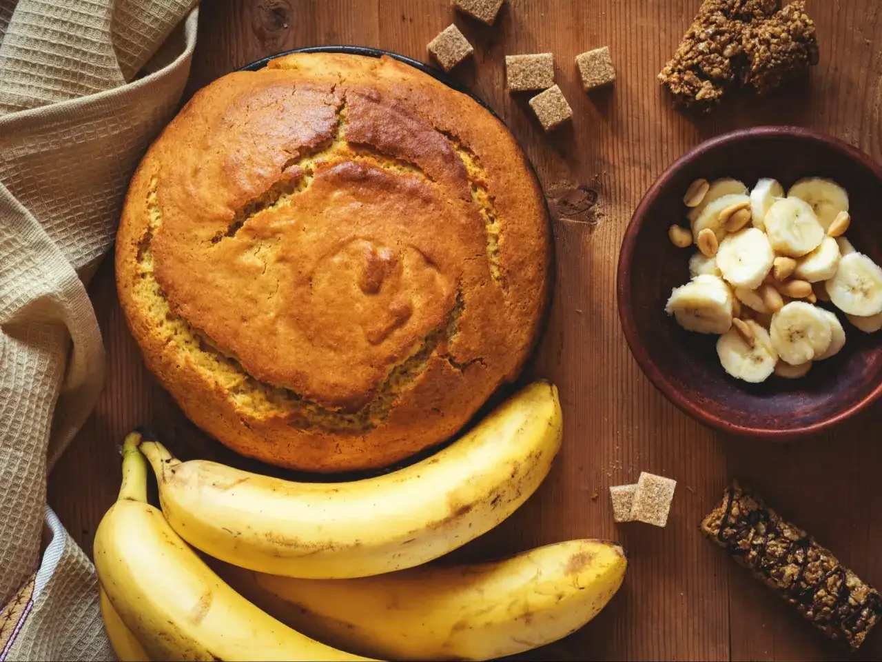 jak przygotować banana do ciasta